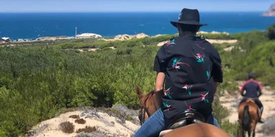 Passeio a cavalo ao pôr do sol no Guincho